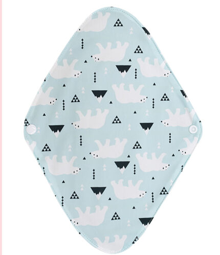 Tampon hygiénique lavable en une seule pièce de cartoon